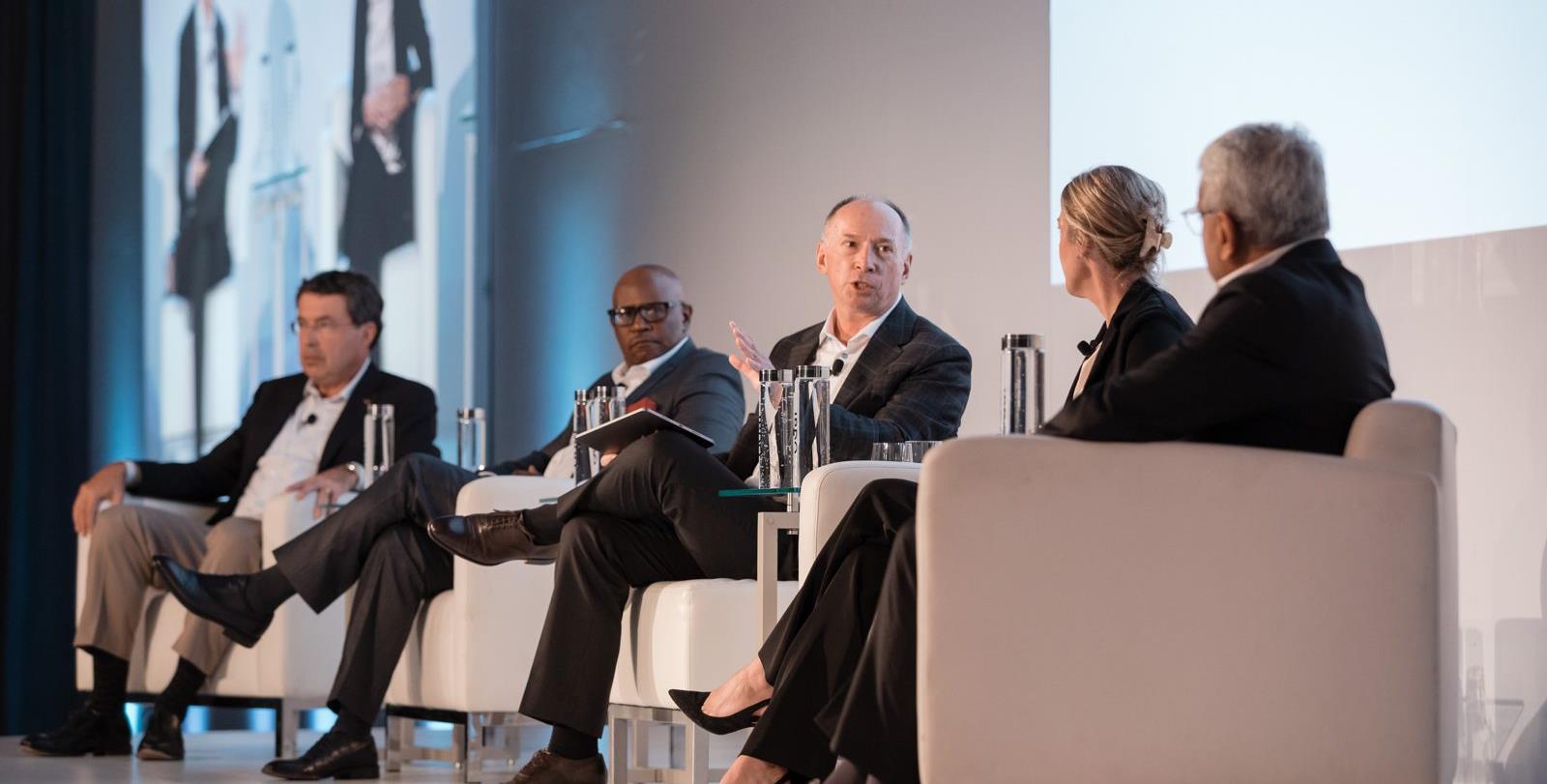 Executive panel discussion at the Global CEO Conference